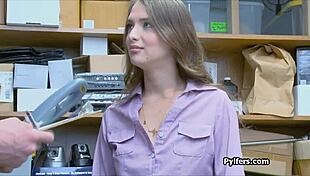 security cams catch perky teen thief bent over doggystyle fucking hardcore spying hidden