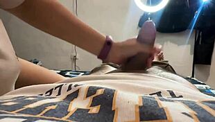 Incredible Stepsis Deepthroats Huge Cock Alone at Home