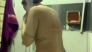 curvy tanned babe with huge natural tits spreads wet pussy and big ass on video call