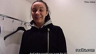 adorable czech teen seduced in store then pov drilled hard