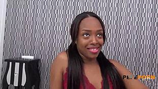 ecstasy hits as ebony goddess paris pussy drilled by throbbing cock