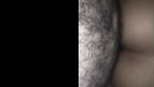 Brunette housewife flashes her big ass and small waist in lingerie homemade trailer