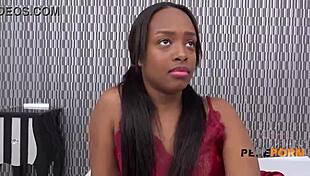 ecstasy hits as ebony goddess paris pussy drilled by throbbing cock