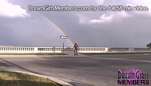 she rollerblades naked down busy street flashing big tits unbelieveable