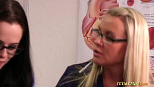 Ever wonder what naughty nurses do with their sexy patient in hospital jeans?