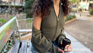 Curly Tinder Slut Surrenders to My Every Desire