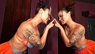 Monika Fox Takes Double Repairman Fuck After Toy Masturbation