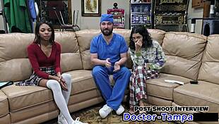 Dr Tampa Turns Solana the Shaved Asian Nurse into His Latex-Clad Hospital Guinea Pig Patient