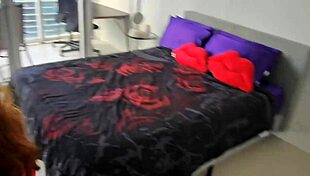 huge tits redhead gets oiled massage turning into cowgirl creampie ride ~ red eviee ~ tublancopapi