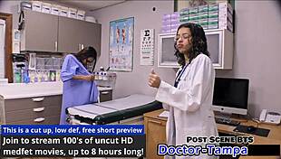 Dr Tampa Turns Solana the Shaved Asian Nurse into His Latex-Clad Hospital Guinea Pig Patient