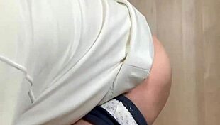 tennis girl skirt bloomers anal plug tease huge ass!