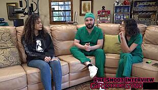 WOW A Stimulating Exam With Mara Luv's Shaved Pussy Vibes!