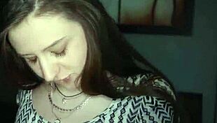 Juicy homemade interracial teen 18+ with big tits gets cocked hard doggystyle from behind on video!