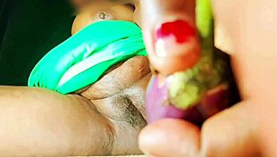 desibhabhi pussy stretched wide gaping hard cucumber fuck feels amazing