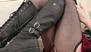 oh man i tied up this goth emo slut daughter type for rough facefucking deepthroat and dungeon bondage