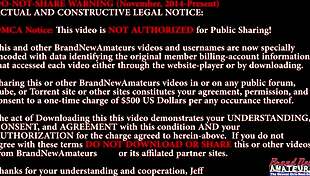 Big titted ginger coed Rose rims deep and gulps every drop of hot cum!!