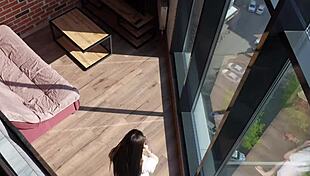 Stepsister sneaks fuck while I'm on phone call oblivious