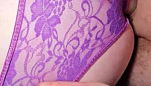 Huge Cum on Panties from Best Colleague's Husband!