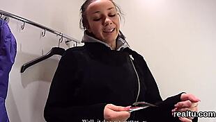 adorable czech teen seduced in store then pov drilled hard