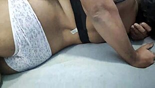 First time anal fuck with curvy brunette housewife and husband at home doggystyle pounding