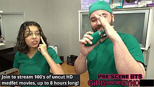 WOW A Stimulating Exam With Mara Luv's Shaved Pussy Vibes!