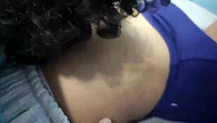 First time anal fuck with curvy brunette housewife and husband at home doggystyle pounding