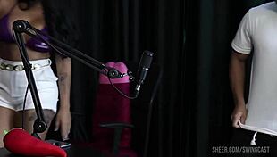 Teteu Santos swing cast compilation with Tifany Rocha, Bruna Surfistinha and Fabricio Nunes part 1 on sheer red