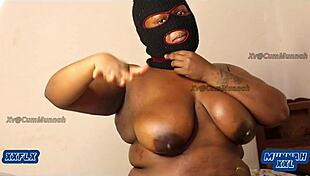 Big tits BBW gets hot foreplay on her sweet fat shaved pussy