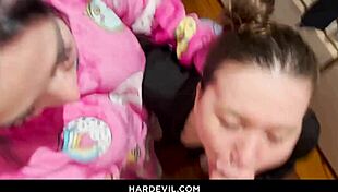 Megan Inky and Monika Wild Share Monster Cock in Threesome POV Deepthroat Blowjob