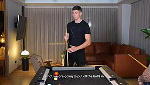 we were playing billar but MARIANA wanted other balls - mariana martix