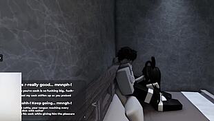 roblox bunny girl bounces ass on cock till creampie fill-up