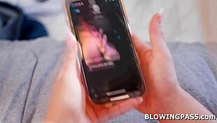 Teen stepdaughter fingers pussy and deepthroats stepdad's monster cock until he gets rock hard