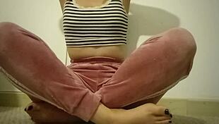 leaked videos of sexy argentinian fitness model milet fingering pussy outdoors to orgasm