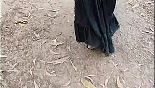 Deshi village girl gets rough outdoor fuck with hubby on ranch in first-time homemade video