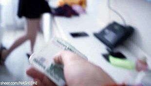 cash-paying client hires busty cleaning lady who strips nude for extra service