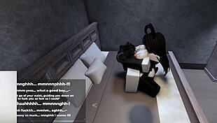 roblox bunny girl bounces ass on cock till creampie fill-up