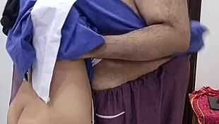 pakistani schoolgirl in hijab spreads for closeup pussy and ass exam