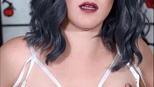 imagine goth redhead latina babe drenched in bukkake cumshot compilation facials