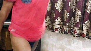 my heart races showing off my tiny clitty workout skills to boyfriend on video call