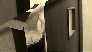 mature milf frina showers roommate films her big natural tits wet ass pussy closeup from doorway