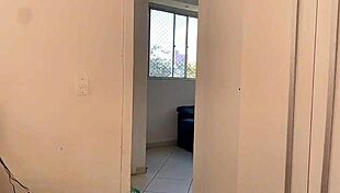 WOW NOVINHA'S PRIVATE LESSON TURNS TO HARD PUSSY FUCKING IN SHEER RED!