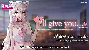 ria 18 dives into korean roleplay with english subbed voice