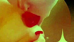 goddess in glasses commands jerk off to huge tits nipples sucking saliva lick