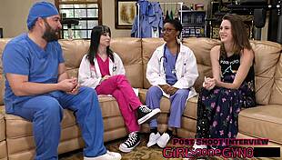 lilly jades humiliating 1st gyno exam anal finger spread n latex glove insertion