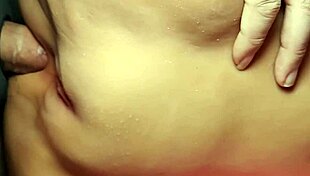 fuck doll's fat shaved pussy takes double toys anal handjob close up