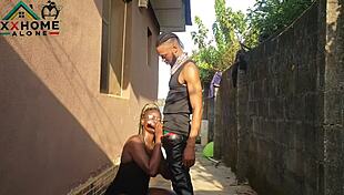 jasmine candy's such a slutty neighbor she quick-fucks outdoors behind windows