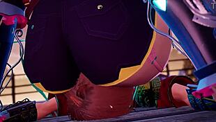 Witch alice nylon footjob