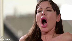 Cock-Starved Boss Angelica Heart Fucks Shy Intern in Office!