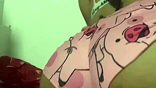 Innocent 18+ teen flaunts pajamas craving double anal and pussy pounding?