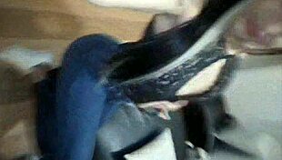 argie brunette shemale slut snaps selfies while shooting semen